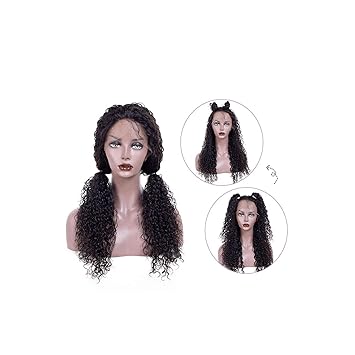 Amazon Com Wigs Women Lace Front Human Hair Wigs Pre Plucked