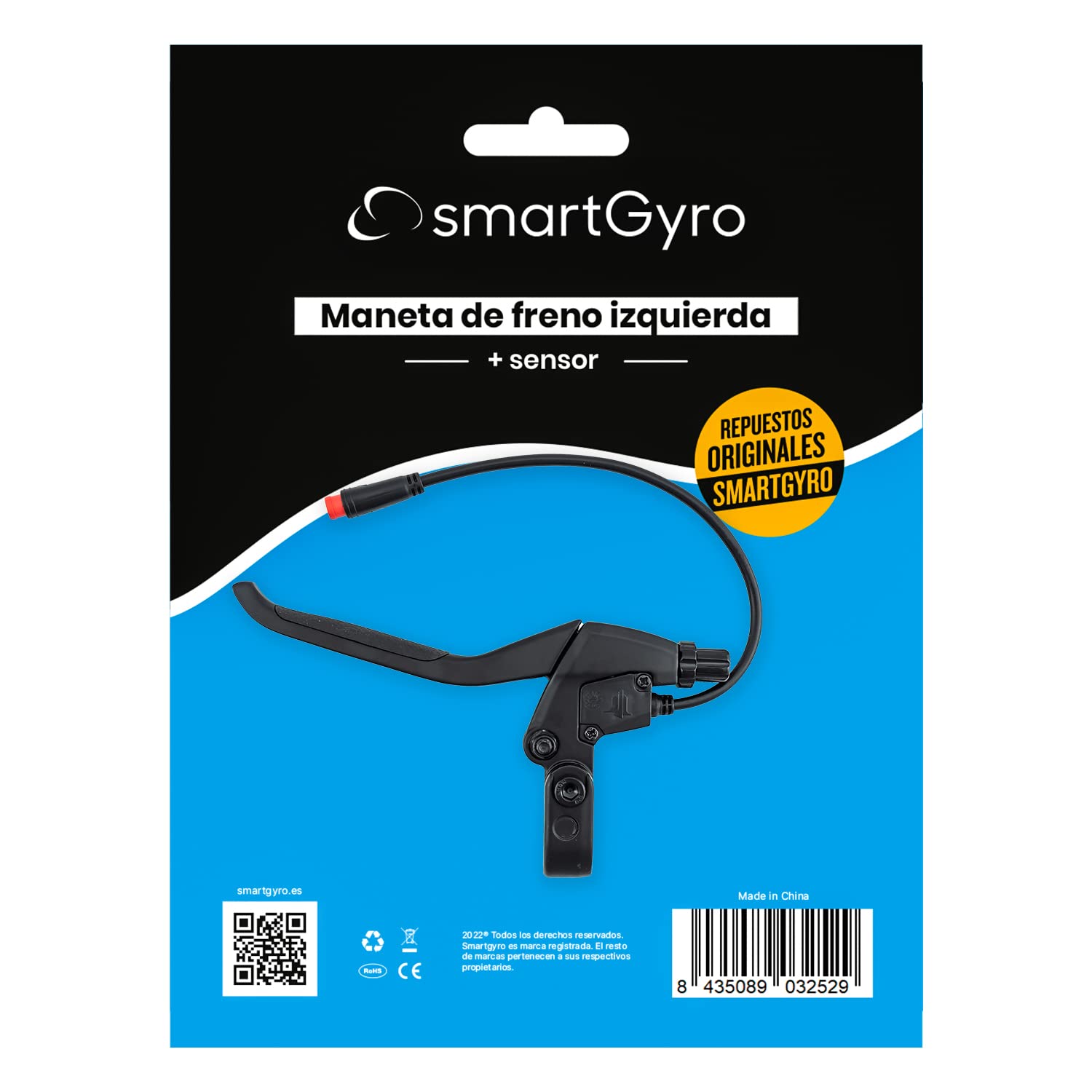 Original SmartGyro Replacement Left Brake Lever + Sensor for Speedway, Rockway and Crossover Electric Scooters