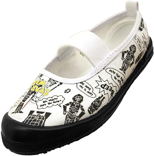 Amazon ディズニー スター ウォーズ Star Wars 1021 バレエシューズ 黒 友袋付 上履き キッズ 15cm Disney ディズニー スクール 上履き