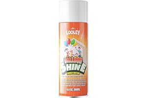 LOOLEY Balloon Shine Spray, 7 fl.oz Long Lasting High Shine Balloon Spray, Waterproof and Instant Gloss Formula, No-Wipe Design, Fragrance-free, Perfect for Party and Event Decorations