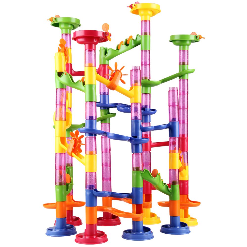 Bambini Pista delle biglie 111 pezzi incl biglie Gioco interattivo Amazon Giochi e giocattoli