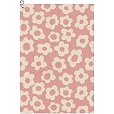 BEIANSHUO Vintage Pink Flower Golf Towel (16" X 24") with Carabiner Clip | Premium Microfiber Fabric | Golf Towel for Men and Women