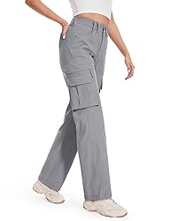 Moosehill Cargo Hiking Pants Women High Waisted