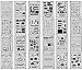 24 pcs Stencil, Taotree DIY Drawing Template Stencil Set for Planner (24 pcs Stencil)