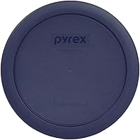 Pyrex 4 Cup Round Plastic Cover, Navy Blue