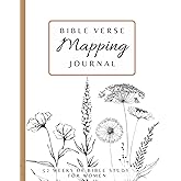 Bible Verse Mapping Journal for Reflection & Spiritual Growth – 52 Weeks Bible Study For Women