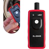 Fiknonk 1 PCS TPMS Relearn Tool EL-50449, Ford TPMS Reset Tool, Tire Sensor Reset, Compatible with Ford Lincoln Mercury (Red)
