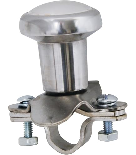 Jenngaoo Véhicule Volant Spinner Bouton, Poignée Universelle Noir Classique De Roue De Volant Rotative Pour Les Voitures Camions Semi Tracteurs Bateaux