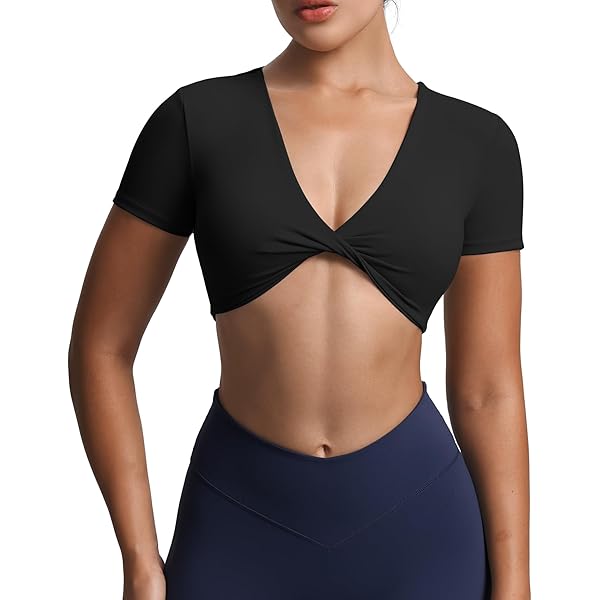 Amazon.com: Aoxjox Long Sleeve Crop Tops for Women Metamorph