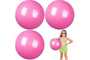 kymqlyw 4 Pcs 12 Inch Solid Red Beach Balls Inflatable Beach Balls Bulk Large Blow up Pool Game Toys for Summer Beach