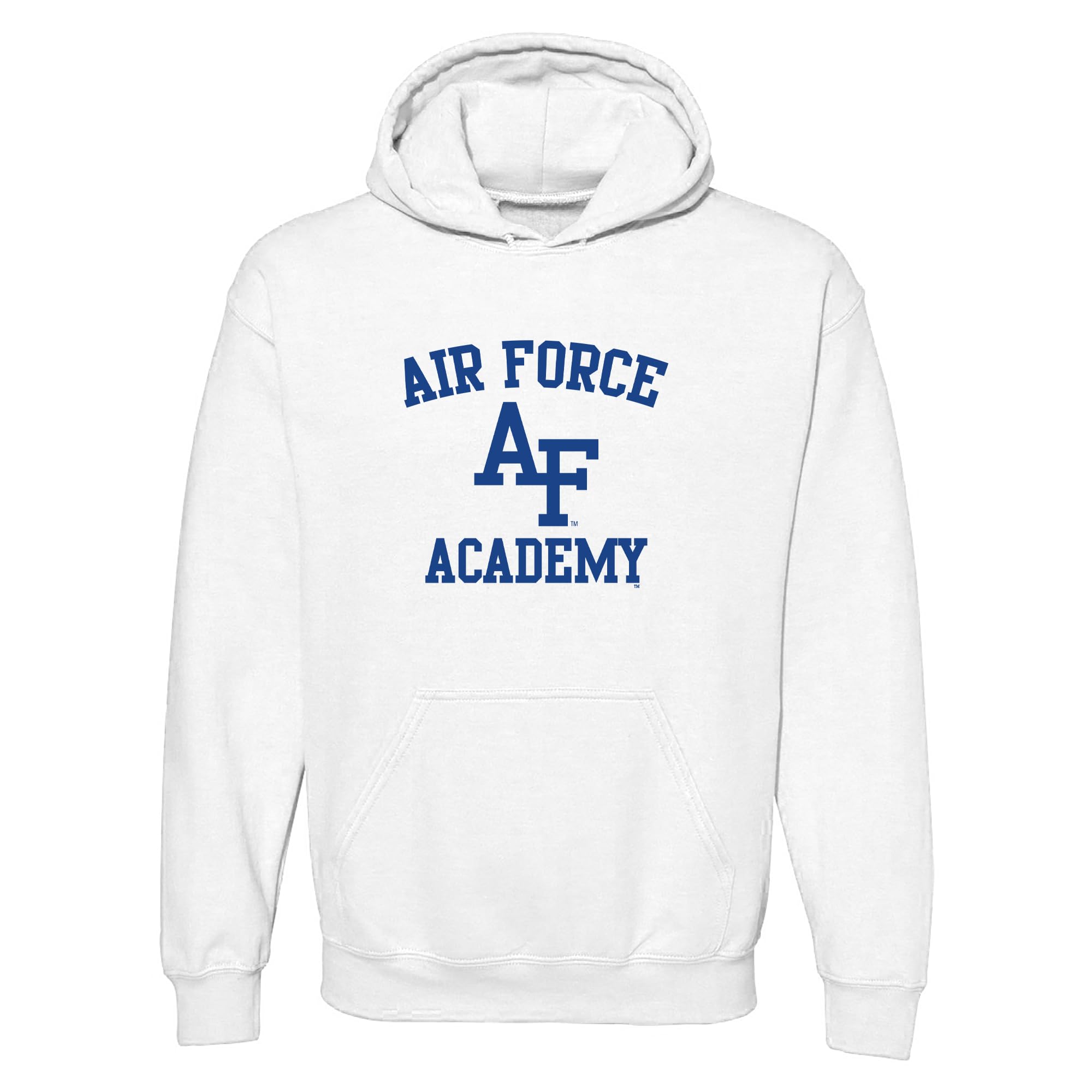 UGP Campus Apparel AH1008 - Air Force Academy Falcons Arch Logo - Sports Team Hoodie - XX-Large - White Image