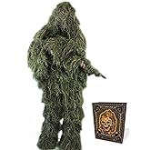 Arcturus Ghost Ghillie Suit | Ultra-Dense Design | Superior Camo Coverage for Hunters, Military, Snipers, Airsoft & Paintball