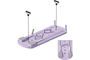 Pilates Board, Foldable Pilates Reformer Set, Multi-Purpose Pilates Reformer Board for Home, Abdominal Core Trainer, Portable