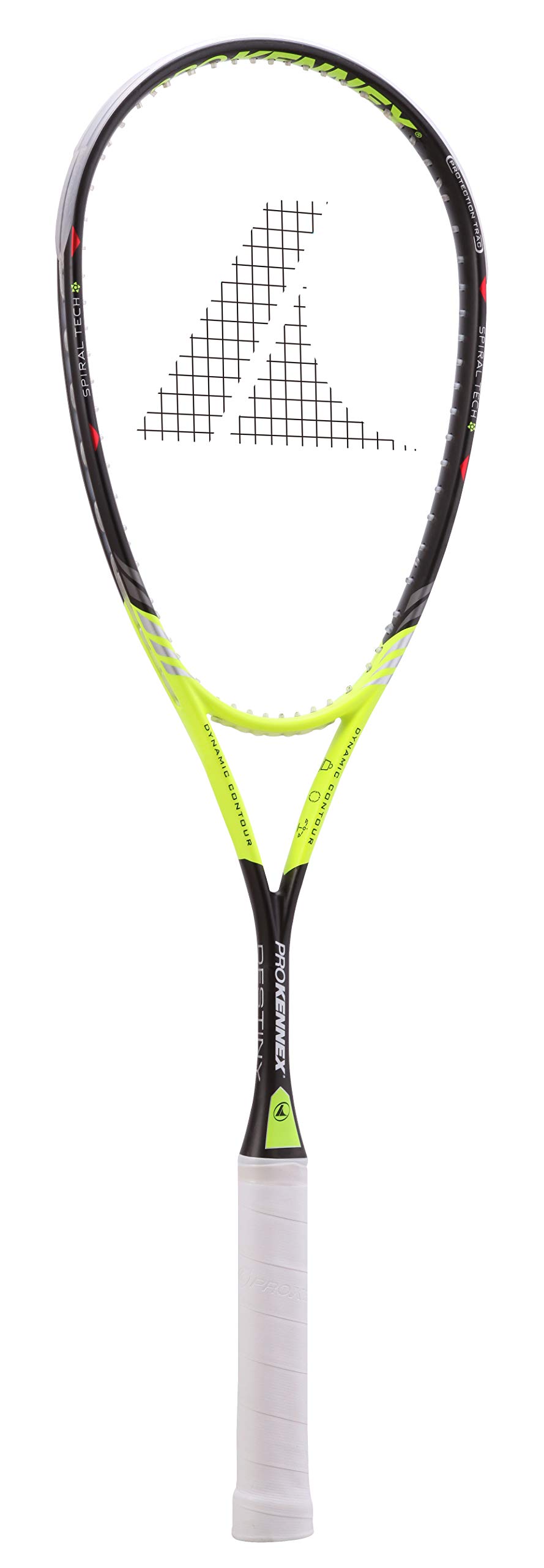 PROKENNEX Destiny Speed Unisex Adult, Black and Yellow, Unique Squash Racket