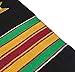 Kente Cloth Graduation Stole Black
