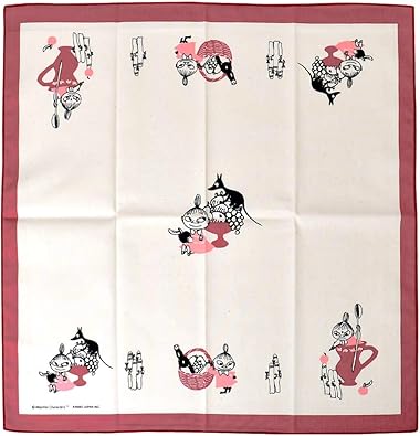 Amazon ナフキン ランチクロス 小学校 女の子 日本製 ムーミン Moomin リトルミイ ミイ 幼稚園 給食 ナフキン お弁当 かわいい 新学期 ランチョンマット Hauhau ハウハウ シューズ バッグ