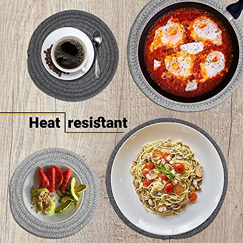 Potholders Set Trivets Set of 4[Two 9Inch + Two 7Inch] 100 Eco