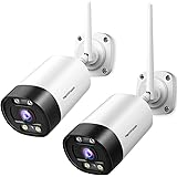 HeimVision 2K/3MP Outdoor Security Camera, Wi-Fi Wireless Camera with Floodlights, Color Night Vision, 2-Way Audio, Motion, H