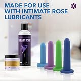 Intimate Rose Medium 4-Pack Silicone Dilators for Women & Men, Sizes 3-6 view 7