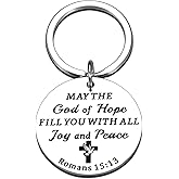 Confirmation Gifts for Teen Girls Boy, Christian Keychain, Jesus Keychain, Inspirational Religious Christian Gifts for Women Men, Jesus Bible Verse Keychains, Catholic Baptism Favors, Faith Based Gift