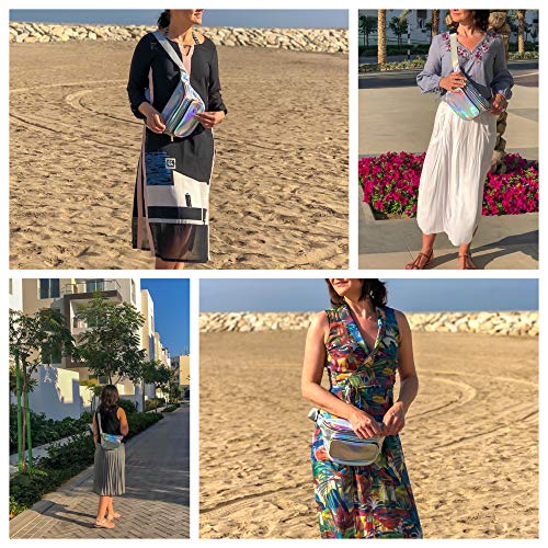 5 Holographic+Fanny+Pack+Belt+Extender