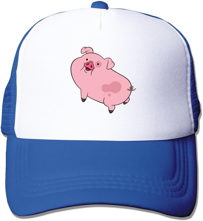 Printed Adult Unisex Gravity Falls Waddles 100% Nylon Mesh Caps One Size Fits Most Adjustable Trucker Cap
