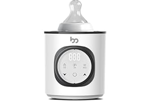Femometer Family Fast Baby Bottle Warmer for Breastmilk and Formula, 10-in-1 Accurate Temp Control, 24H Keep Warm, Fits Most Bottles and Travel-Friendly