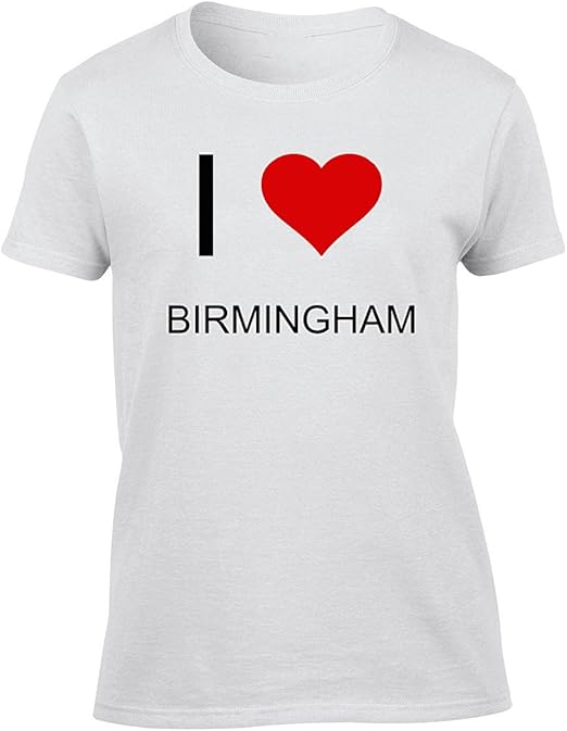 I Love Birmingham Women's TShirt Amazon.de Bekleidung