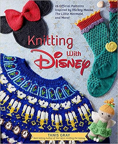 Knitting with Disney: 28 Official Patterns Inspired by Mickey Mouse, The Little Mermaid, and More! (Disney Craft Books, Knitting Books, Books for Disney Fans) - 
