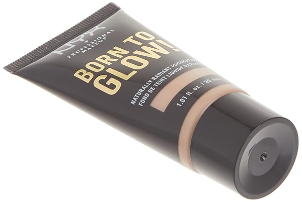 NYX PROFESSIONAL MAKEUP BORN TO GLOW NATURALLY RADIANT FOUNDATION, MEDIUM COVERAGE – LIGHT