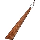 Mabor Wood Spatula for Cooking, 10.04" Non-Stick Wooden Turner, Flat Earlywood Utensil for Flipping, Serving, Scraping & Stirring (1 Pcs)