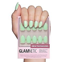 Glamnetic Press On Nails - Mint Green | Solid