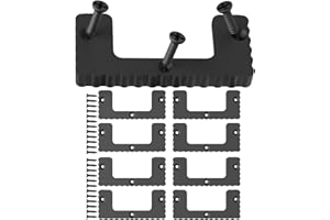 NyVoozy Milwaukee Packout Cleats, 8PCS Cleat 'n' Feet Cleats Compatible with Milwaukee Packout System, MountTool Box Storage System Anywhere (Black)