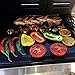 Cooshade BBQ Grill Mats 100% Non Stick Set of 5 Barbecue Mats, PFOA Free, Heat Resistant Reusable Durable Baking Mats for Oven Gas Charcoal Electric Grill