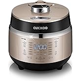 CUCKOO CRP-EHSS0309FG 3-Cup (Uncooked) / 6-Cup (Cooked) Induction Heating Pressure Rice Cooker with Nonstick Inner Pot, 16 Me