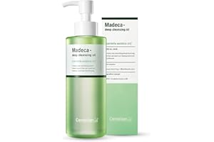 CENTELLIAN 24 Deep Cleansing Oil with Centella Asiatica, TECA, and Salicylic Acid - Korean Skin Care Hypoallergenic Face Wash, Gentle Eye Makeup Remover & Blackhead Remover (6.76 fl oz)
