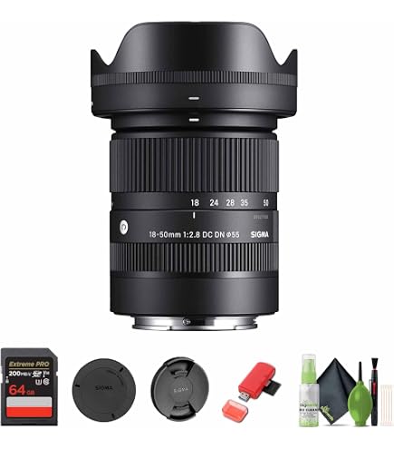 Amazon.com: Sigma 18-50mm f/2.8 DC DN Contemporary Lens for Sony E