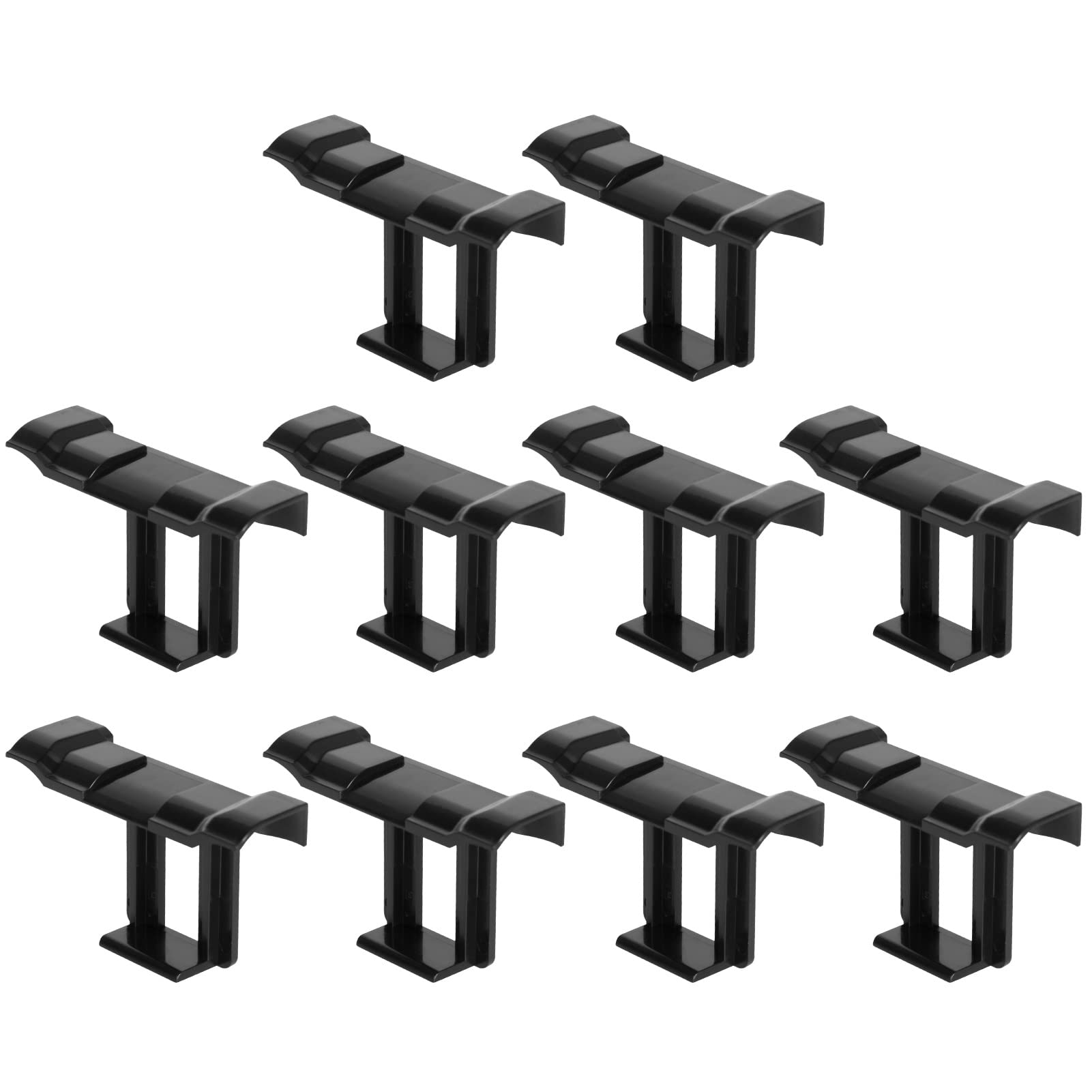 DEWIN Solar Panel Water Drain Clips, 10pcs Solar Panel Water Drainage Clips PV Panel Stagnant Water Dust Mud Removal Clip (Size : 35mm)