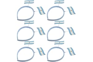 JOINPAYA 12 Pcs Argentina Flag Bopper Headband Sports Headband Football Fan Accessories, Patriotic Soccer Support Headwear fo