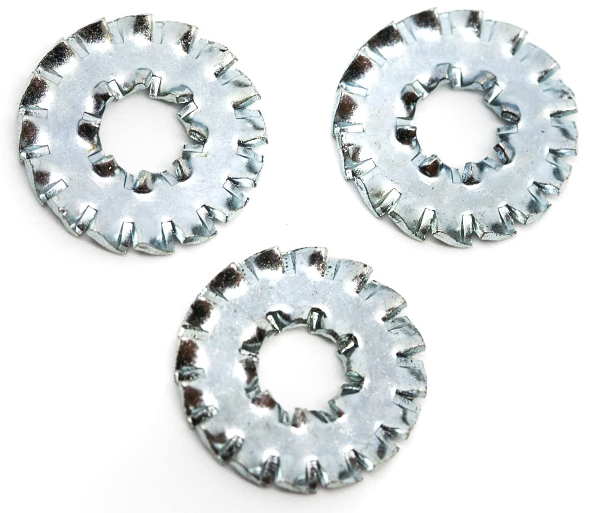 M12 (12mm) Serrated Shakeproof Washer Lock Washers Internal And External Teeth Zinc Plated Spring Steel DIN 6798DD (Pack of 20) C05D/1