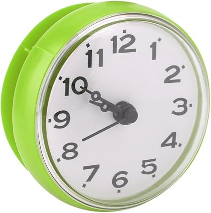 Amazon Co Jp 防水時計 ウォールクロック 強力 吸盤式 ミニサイズ 防水 バスルームクロック バスルーム時計 ウォータープルーフ時計 お風呂用品 キッチン用 グリーン ホーム キッチン
