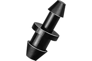 GENERIC Gardrip Drip Irrigation End Plugs：1/4" Drip Line Goof Plugs Irrigation End Cap for 1/4 Inch Drip Hose Line Garden Watering System