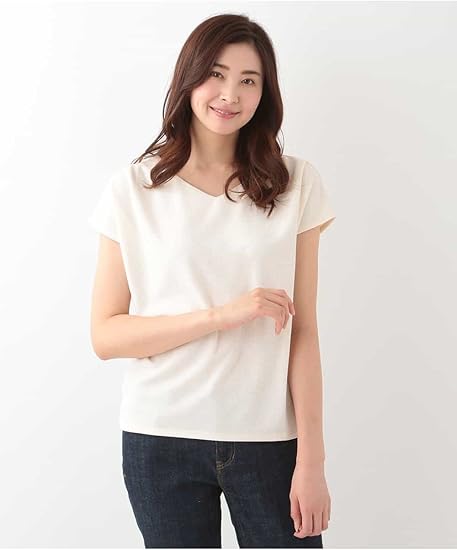 Amazon アーヴェヴェ A V V サーマルバックリボンカットソー Web限定サイズ K2khd L ホワイト Tシャツ カットソー 通販