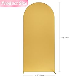 Wokceer Wedding Arch Cover 6FT Spandex Fitted
