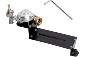 BMMXBI 64865 Valve & Regulator Assembly Replacement for Weber Q2000 2200, Grill Valve Regulator for Weber 53060001 54060001 54060301