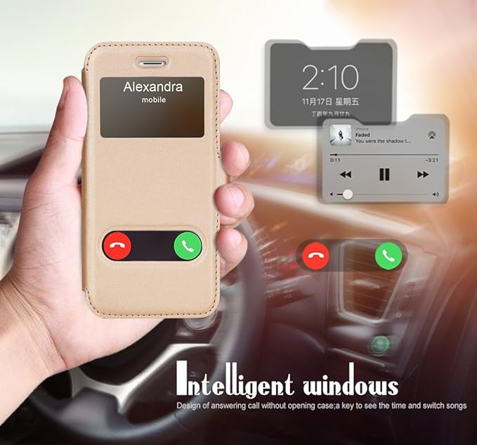 Amazon Co Jp Iphone6splus ケース Iphone6plus ケース Fyy 窓付き ケース 軽量 超薄型 横開き 手帳型 耐衝撃 スタンド機能 マグネット式 Puレザー スマホケース 5 5インチ Iphone6s Plus 6 Plus兼用 ゴールド 家電 カメラ