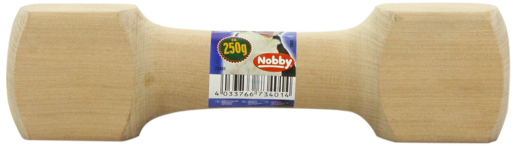 Nobby Wooden Retrieving Dumbbell, 250 g