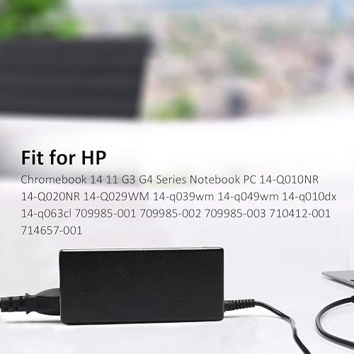65W Laptop Charger For HP Stream 11, 13, 14 Series – 19.5V 3.33A Power Adapter