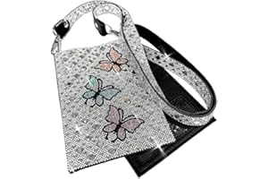 Jacqueline Kent JKBG130.SIMI Wings Of The Heart Butterfly Cellphone Crossbody Purse 7 Inches x 4.75 Inches
