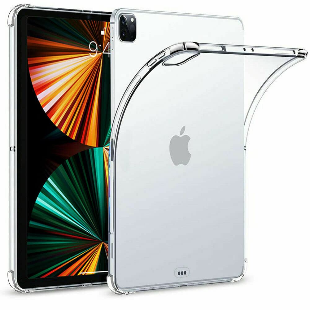 Case Fit for iPad Pro 11 2020&2018, Clear TPU Back Cover, Slim-Fit Shell Case for iPad Pro 11 2020